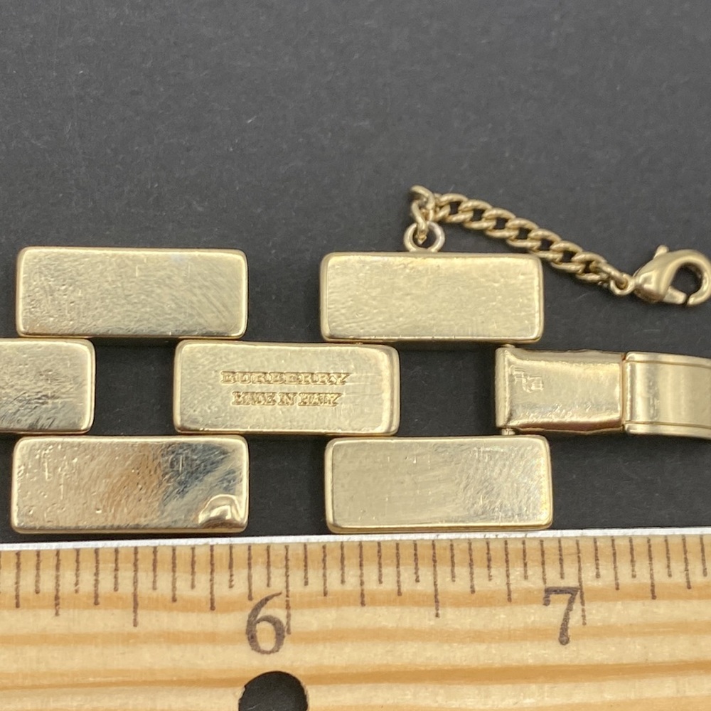 Burberry Gold Link Chain Bracelet - Picture 4 of 6